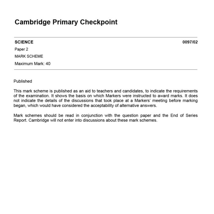 

terbaru !!! [hardcopy] cambridge primary checkpoint science april 2024 ready