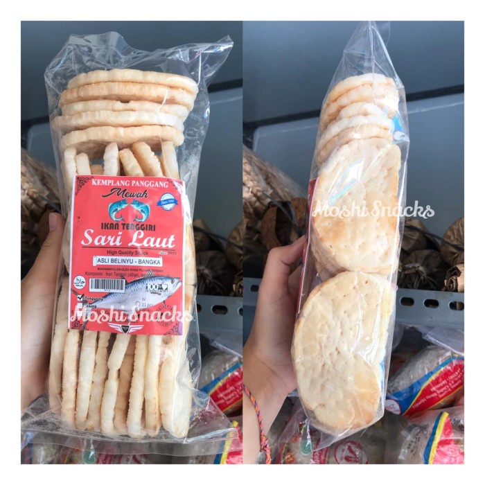 

Kemplang Panggang Ikan Mewah Sari Laut Belinyu Kerupuk Kemplang Bangka