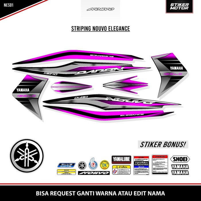 [Good] STRIPING NOUVO ELEGANCE GRAFIS STICKER NOUVO LC NOUVO 135 NOUVO