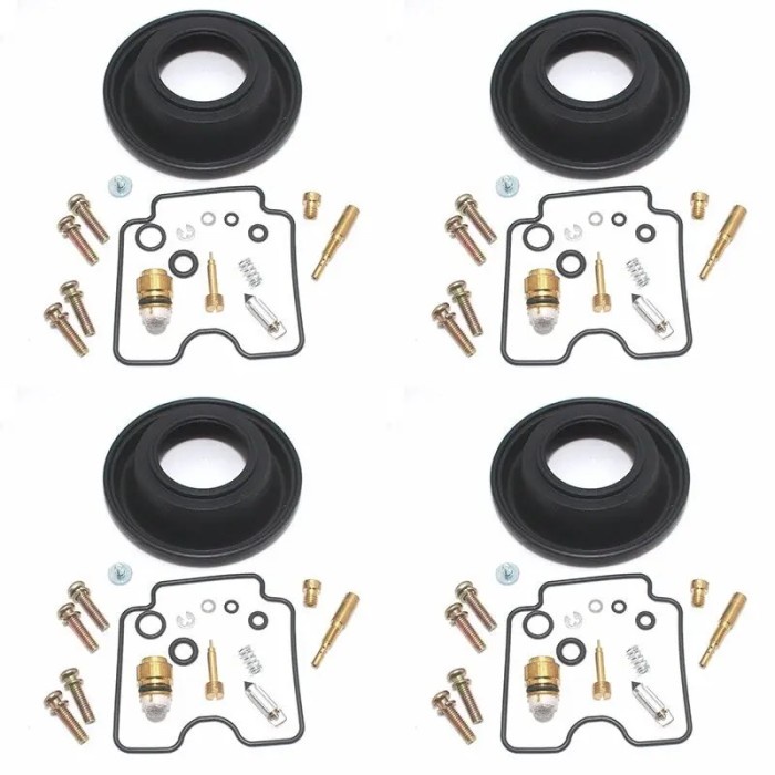 Motorcycle carburetor repair kit 4 set for FZS1000 FAZER FZ-1