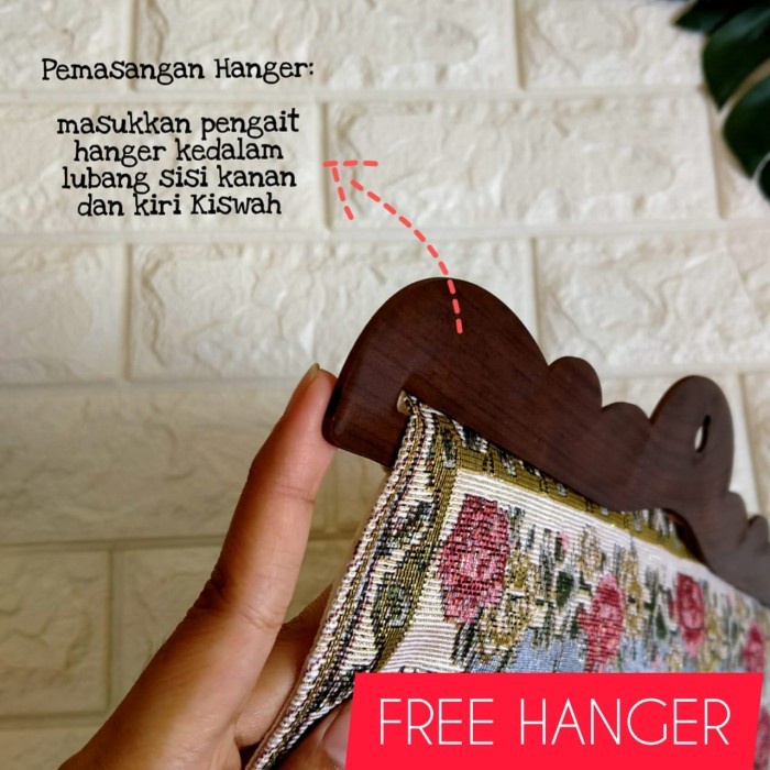 (Good) Kaligrafi Hiasan Dinding Kiswah Ayat Kursi Wall Decor Allah Muhammad