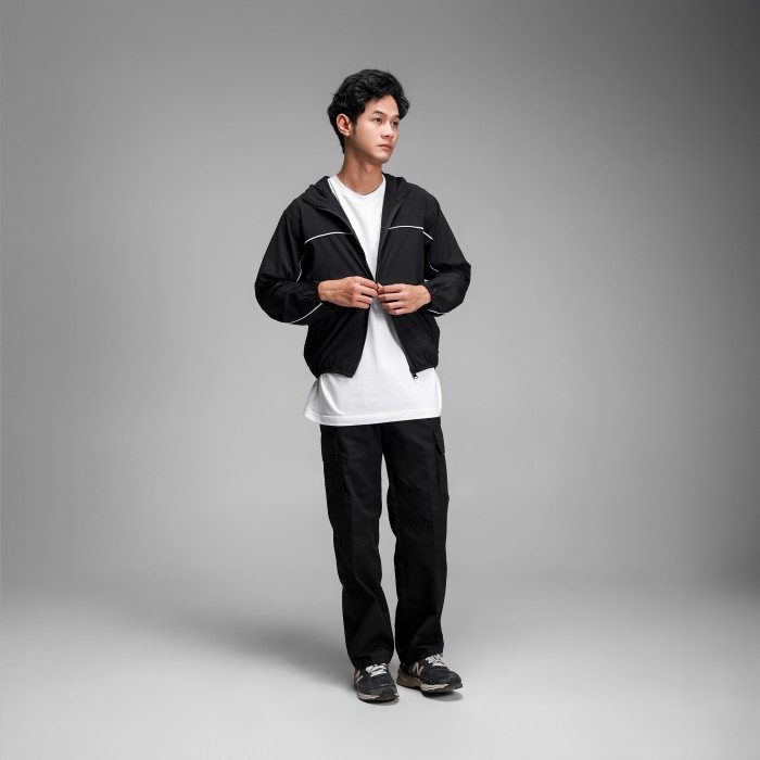 Jacket Unisex Jb Track Suit Running Jacket White Stripe Terbaru