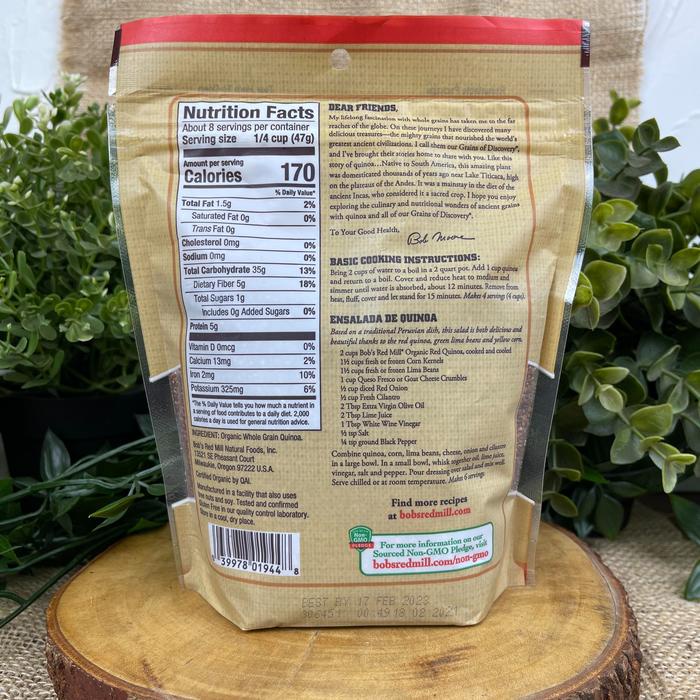 

Bob'S Red Mill Organic Red Quinoa 369 Gram