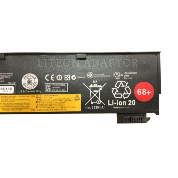 BATTERY BATERAI LEN0VO THINKPAD X240 X250 X260 X270 6 CELL ORIGINAL