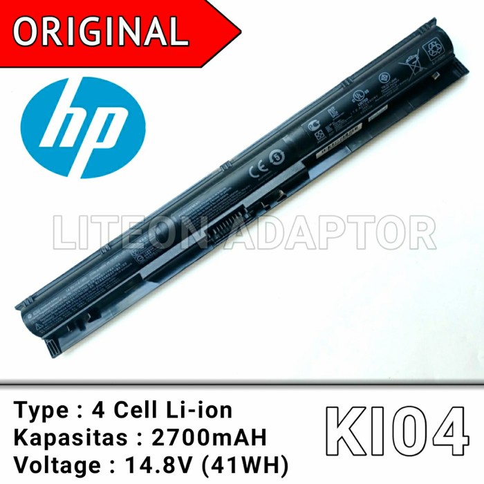 BATERAI HP PAVILION 14-AB 14-AB134TX K104 KIO4 KI04 K1O4 HSTNN-DB6T GRATIS ONGKIR