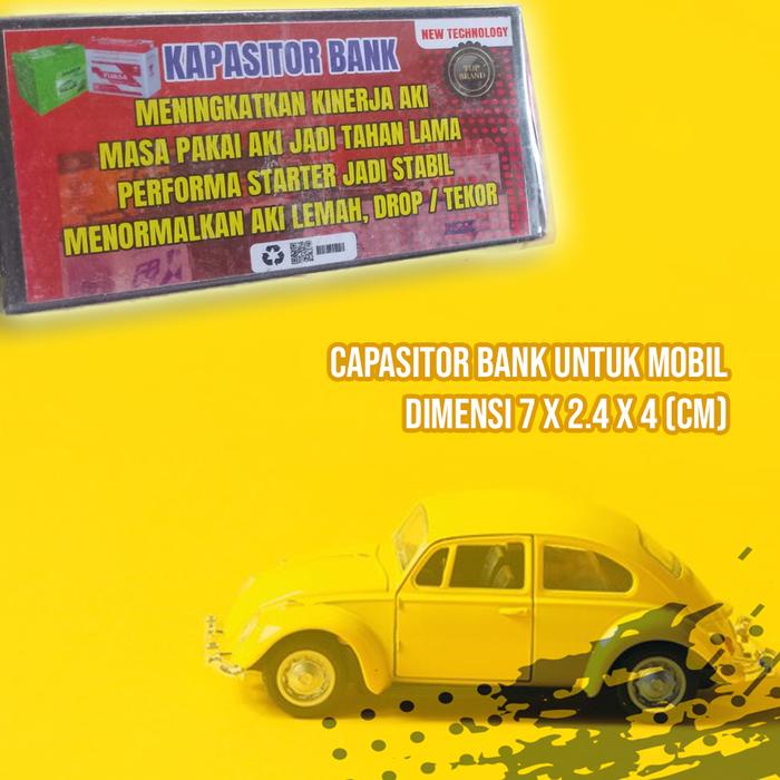 Kapasitor Capasitor bank praktis Motor/Mobil Powerbank #aki
