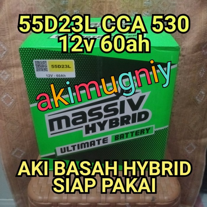 Aki Mobil Juke Serena Camry Xtrail Alphard 55D23L Hybrid Gs Incoe Gold
