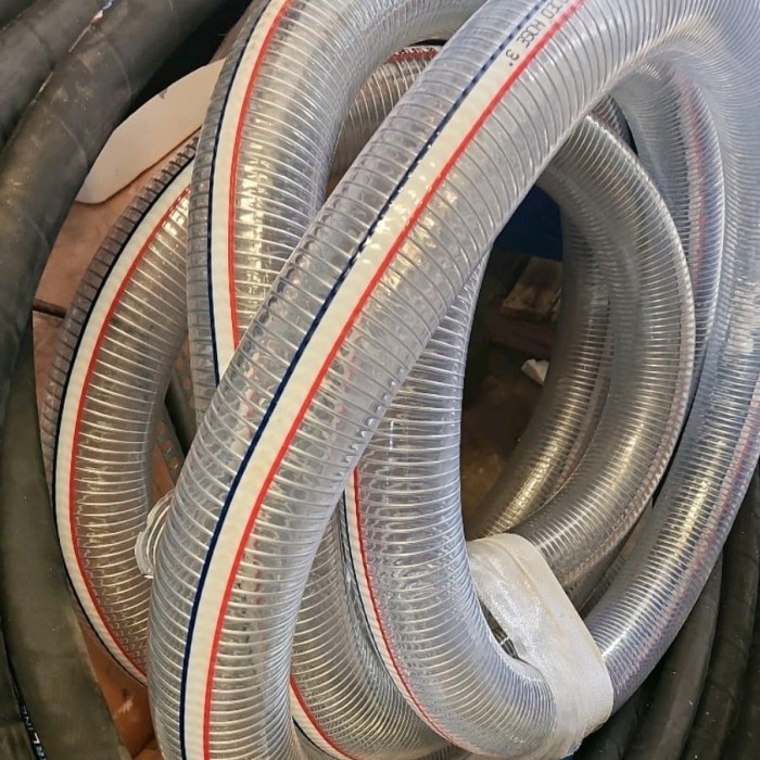 TERLARIS Selang Kawat Spiral 2-1/2" Selang PVC 2,5" Selang Minyak 2,5"Inch