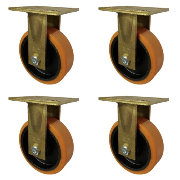 

Roda Caster Trolly Pu 8 Inch Super Heavy Duty Set Mati Ranger Germany