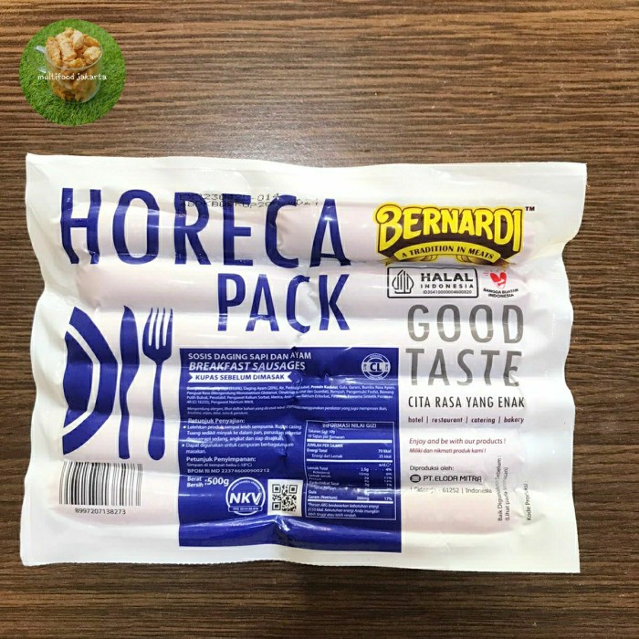 

Sosis sapi bernardi / sosis sapi premium benardi / beef breakfast