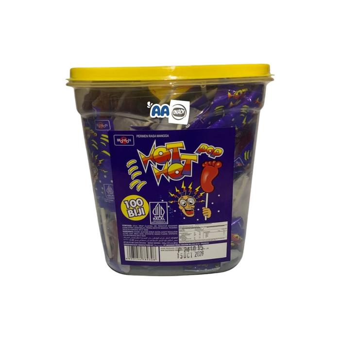 

PERMEN HOT KAKI TUPPERWARE ISI 100