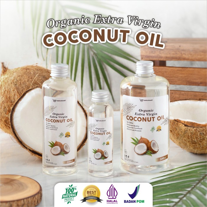 

Extra Virgin Coconut Oil Cold Pressed Organic EVCO Minyak Kelapa Asli