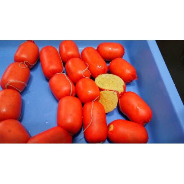 

Casing Sosis/Kulit Sosis Kolagen Panjang 15.4m Diameter 18.45mm HALAL