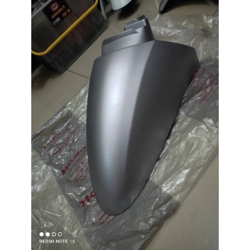 spakbor depan scoopy 2023 silver original