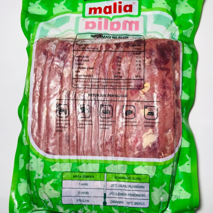 

Sale Terbatas Aroma Beef Bacon / Smoked Beef Brisket @1Kg - Halal Aman