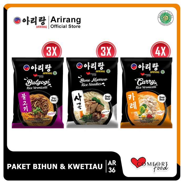 

Wdo - Arirang Bulgogi 3Pc, Curry 4Pc, Kwetiau Sumsum 3Pc (Ar36) Food Noodle