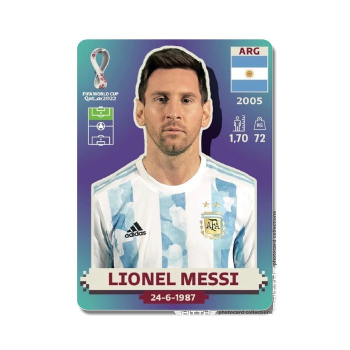 [BestSeller] Photocard Player QATAR World Cup 2022 Unofficial Photo Card Kartu