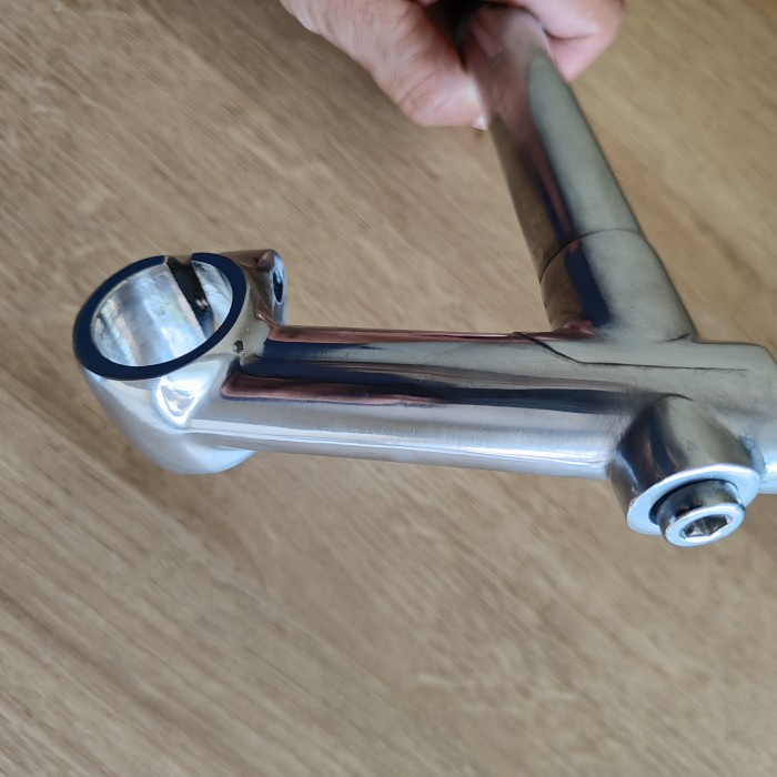 Laris Stem Sepeda Classic Lugged Stem Vintage Alloy 25,4