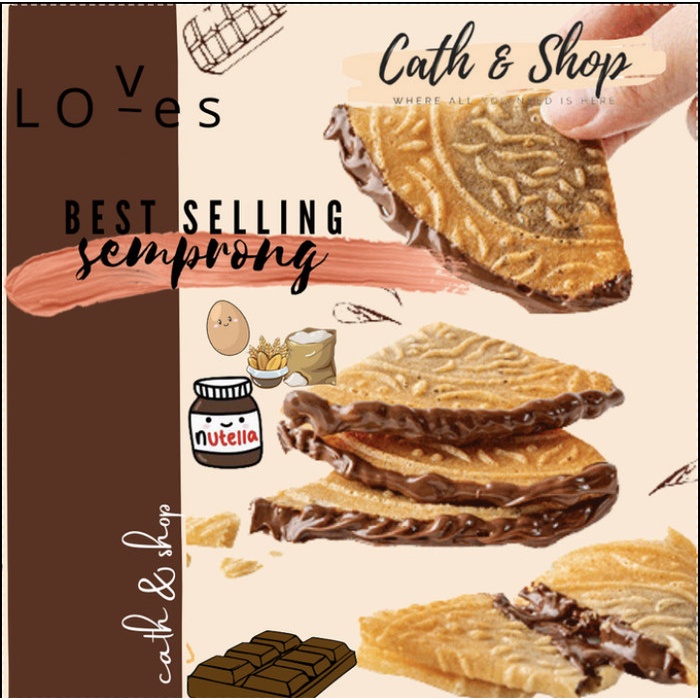 

SEMPRONG LOVE ISI RASA NUTELLA SKIPPY GREENTEA CHOCOCHEESE - ORI