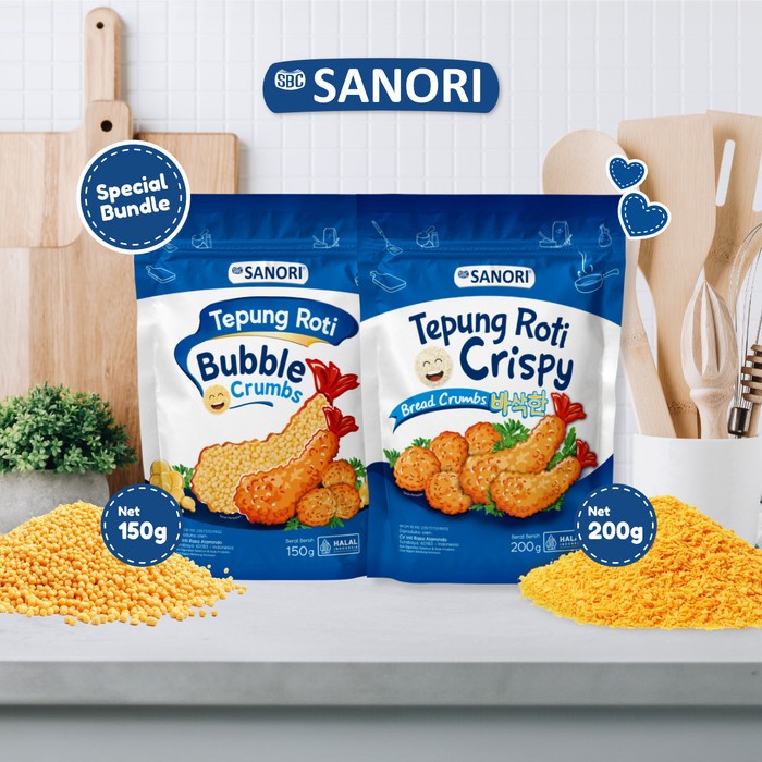 

(BestSeller) Special Bundle - Tepung Roti Crispy & Bubble Crumbs