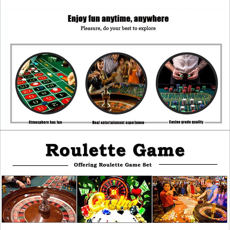 {{ Roulette Casino Set 10 Inch Board Game Kasino Ready }}