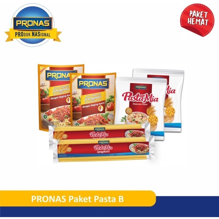 

(BestSeller) PRONAS Paket Aneka Pasta B bundling 6 pcs