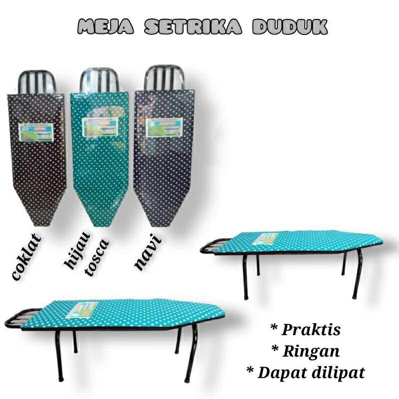 Meja Setrika Lipat Berdiri Meja Setrika Duduk Portable