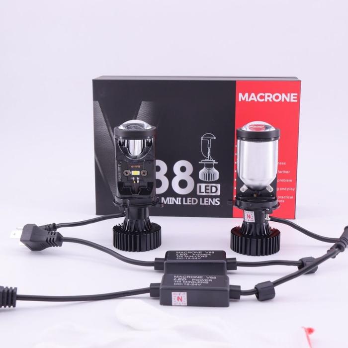 V88 Macrone Mini Projector Premium Lens Proyektor