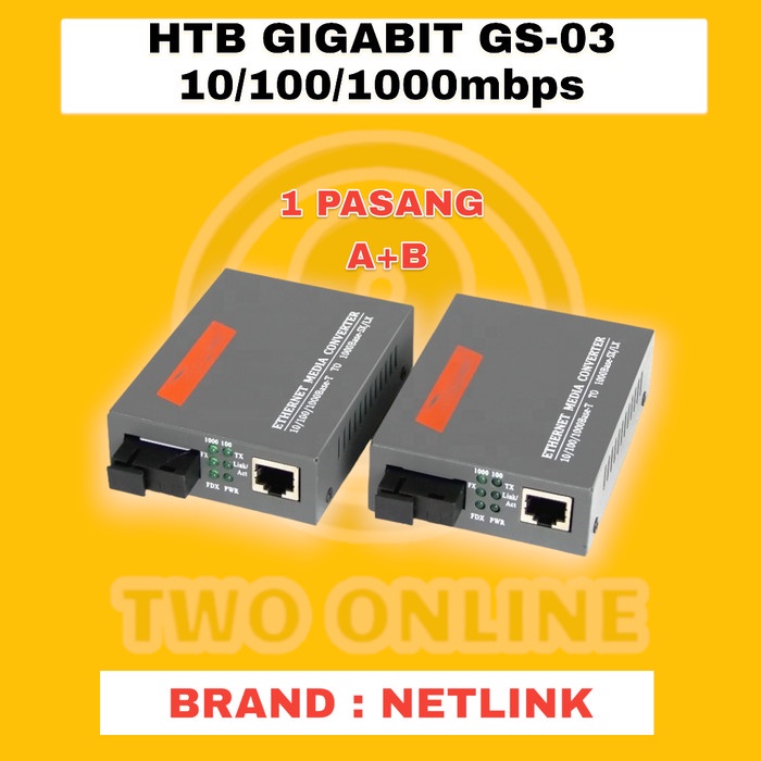 Netlink Htb-Gs-03 Gigabit Media Converter Netlink Gigabit Converter