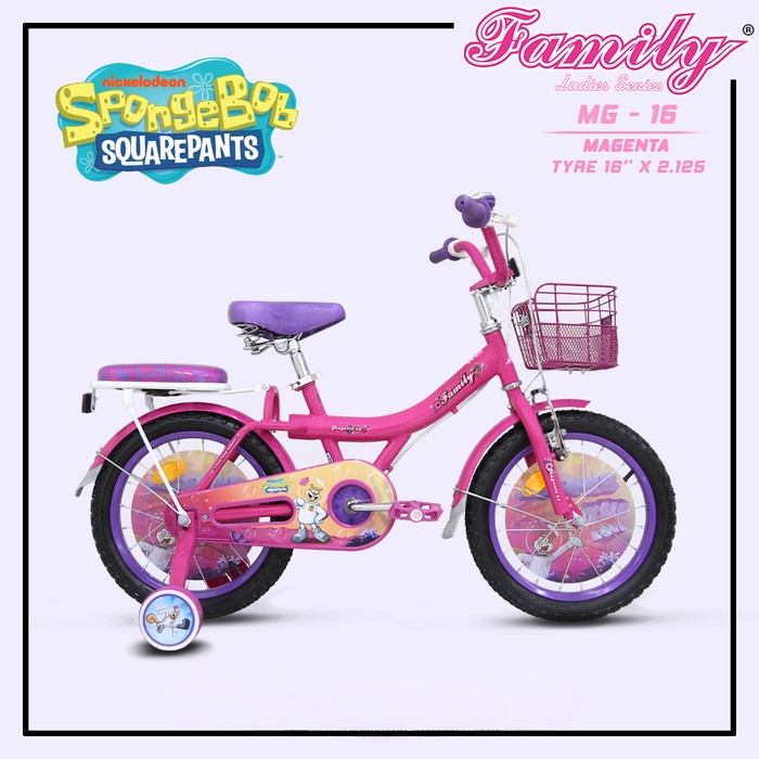 Sepeda Anak Family Mini 18 inch Magenta Kode 1461