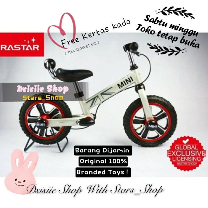 Mini Cooper 12" Kid Balance Bike Sepeda Anak Original / Kids Bike Kode 683