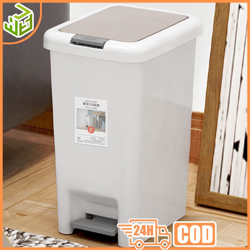 Kotak Sampah Injak Kamar Mandi 8/10L Tutup Kecil Tempat Sampah Dapur Bak Tong Aesthetic Popok Bayi