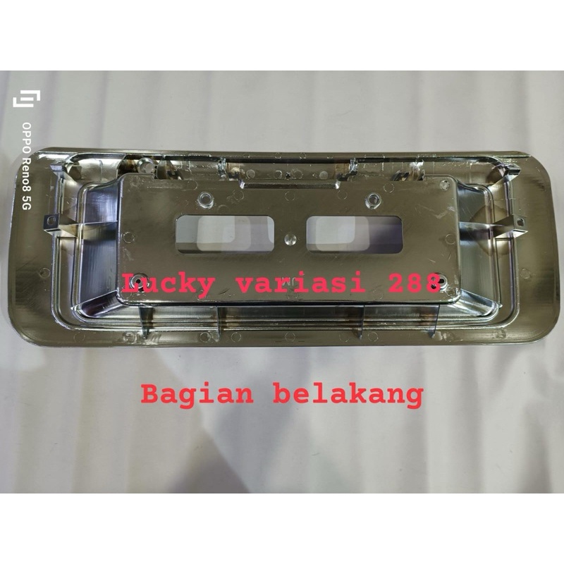 Ornament Plat Nomor List Bagasi Belakang Mobil Kijang 1997-2004 LX LSX LGX Ornament Kijang KAPSUL