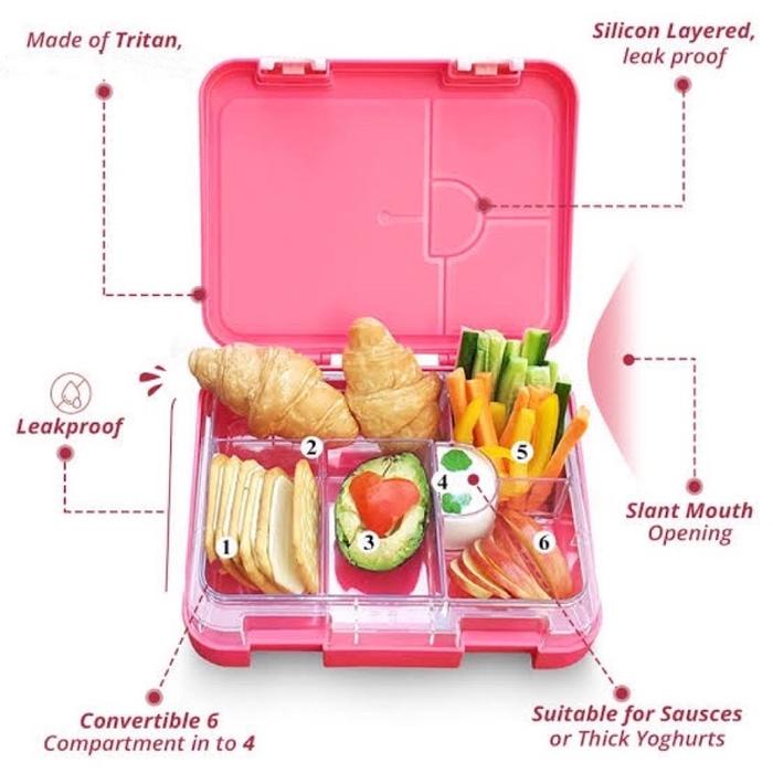 Yuk- Tritan lunch box kotak bekal makan anak bahan tritan
