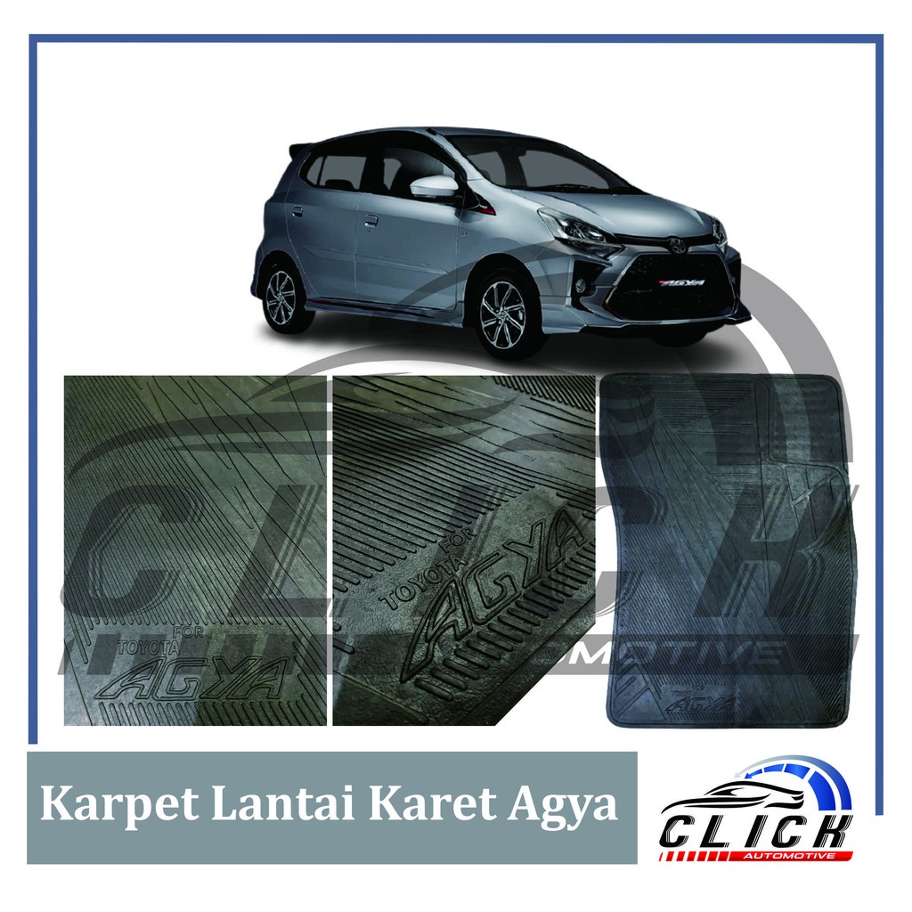 Murah Karpet Lantai Karet Agya / Karpet Lantai Karet Mobil Agya / Karpet Alas Karet Agya Tebal