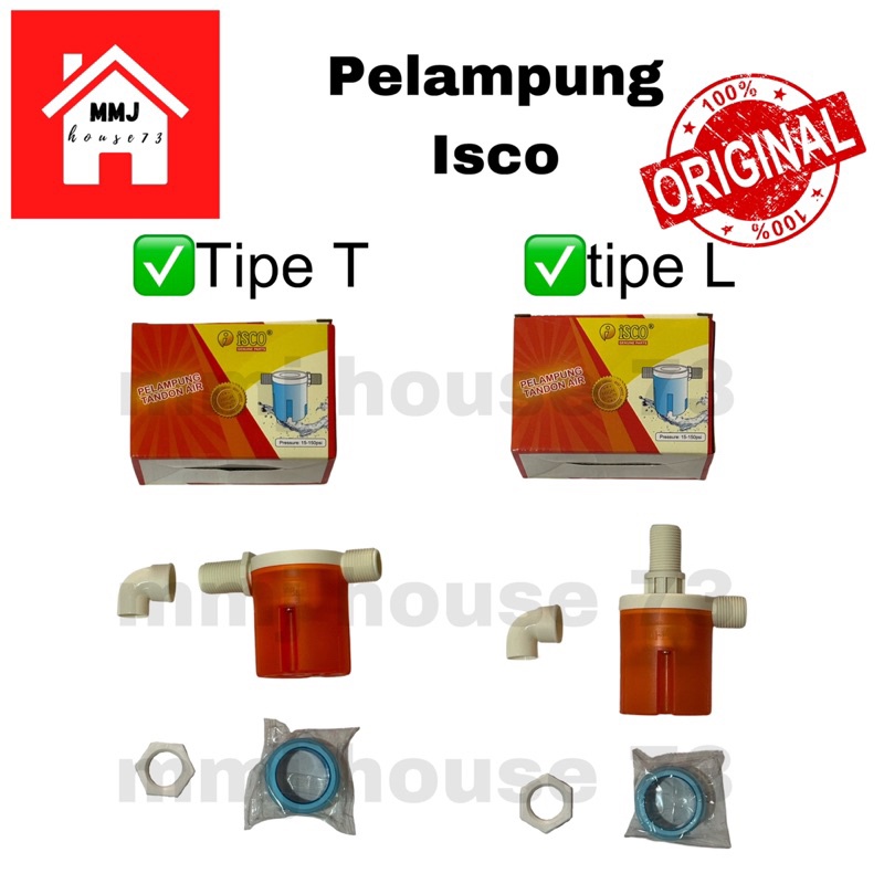 Pelampung Tandon Air Isco / Pelampung Kran Tandon Air Otomatis