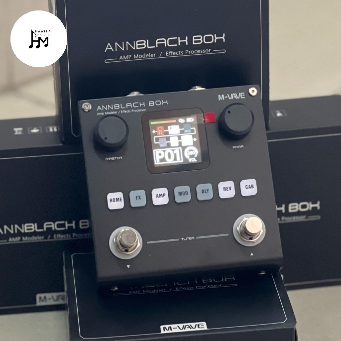 M Vave BlackBox Amp Modeler Effects Processor Multi Efek MVave Black Box Original