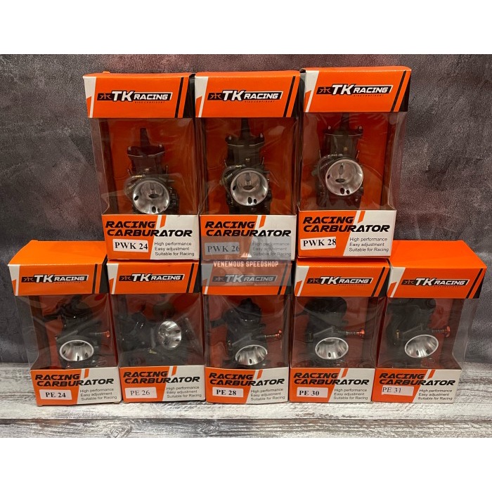 Promo Ori Karburator Karbu TK RACING Pwk 24 - 26 - 28 Pe 24 - 26 - 28 - 30 - 31 terlaris