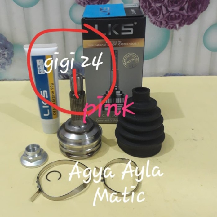 Cv Joint Luar Outer As Roda Depan Luar Agya Ayla 1200Cc Matic Manual