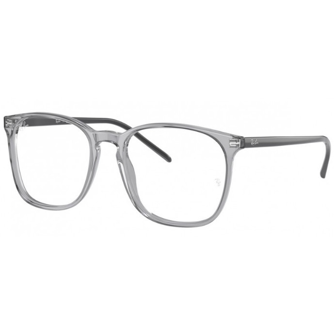 *TOP* RAY-BAN FRAME SQUARE RX 5387F 8140 54 TRANSPARENT GREY