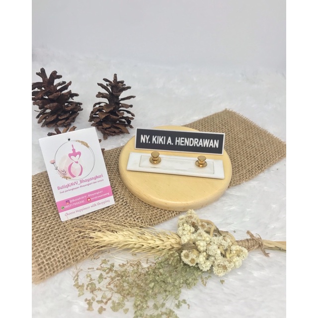 Nametag/Papan Nama Dinas, Bhayangkari, Persit dll