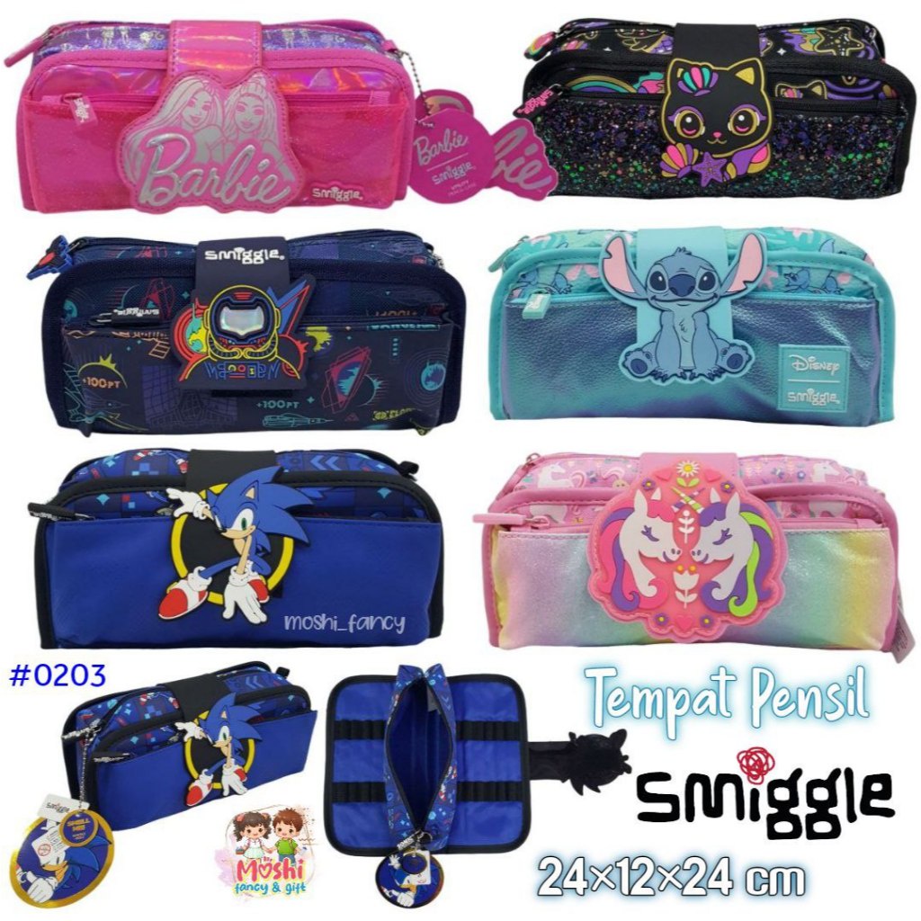 

Tempat Pensil Smiggle Astronot Cat Spiderman dan Unicorn / Tempat Alat Tulis Smiggle Laki-Laki Boy