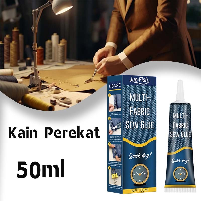 

Kain Lem Multifungsi Lem untuk Kain Atau Pakaian Universal Fabric Glue Lem Tekstil Lem Kain Super