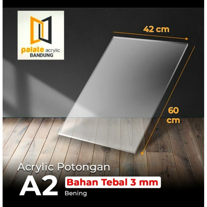 

AKRILIK POTONGAN BENING A2 TEBAL 3MM/ ACRYLIC LEMBARAN A2 BENING