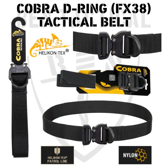*TOP* HELIKON-TEX COBRA D-RING (FX38) TACTICAL BELT