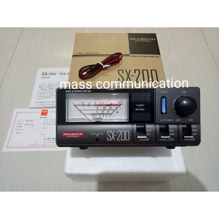 Terpopuler Swr & Power Meter Diamond Sx-200