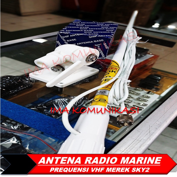 Mantab Antena Radio Marine Vhf Merk Sky2 Antena Kapal