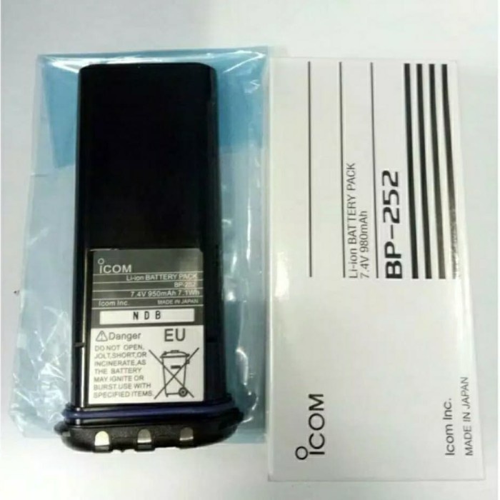 Unik Baterai Bp-252 Baterai Ht Icom Ic-M36 Icom Ic-M34 Baterai Icom M36 M34
