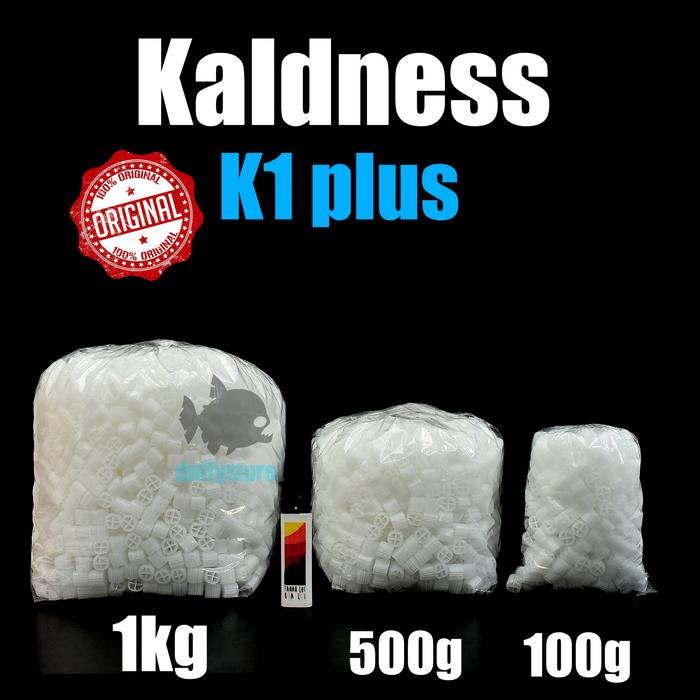 JTTOP" KALDNESS K1 PLUS 1KG K1+ MBBR (MOVING BED BIOFILM REACTOR) TERMURAH KUALITAS EKSPOR