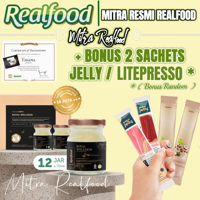 

Realfood Royal Wellness 12 Botol